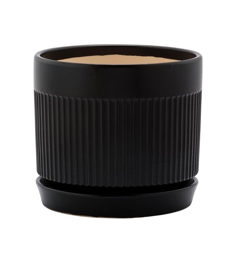 Vertical ribbed design - vertical, ceramic