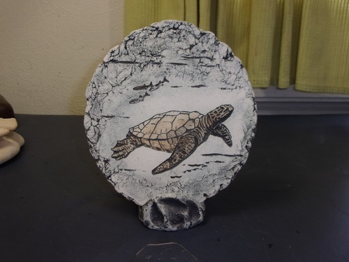 Sea turtle pottery stoneware - sea,
