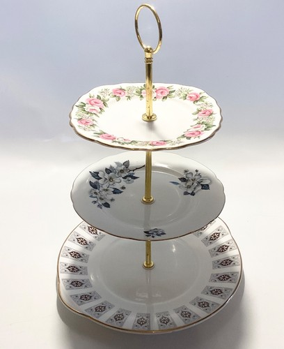Vintage three tier ceramic - vintage,