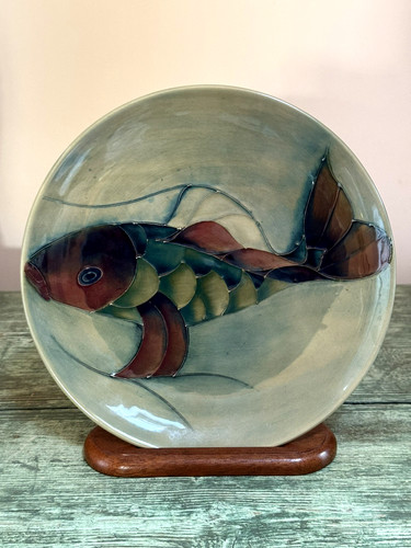 Moorcroft carp design - moorcroft,