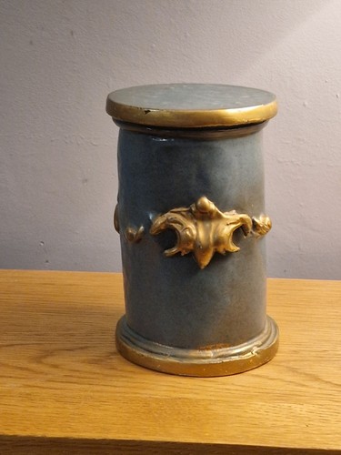 Handmade pottery plinth - pottery, or
