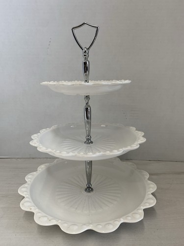 Vintage pottery tier display - pottery,
