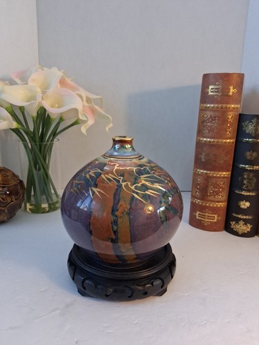 Vtg signed raku - raku, studio
