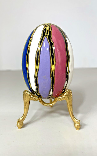 Ribbon art porcelain - porcelain, 3”